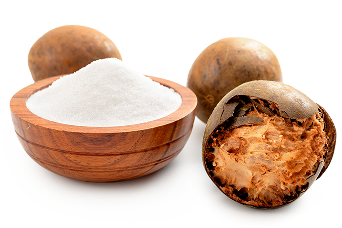 Sweetism sweetener monk fruit isolated photography