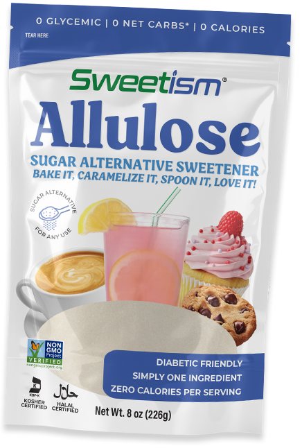 Sweetism Allulose product packaging